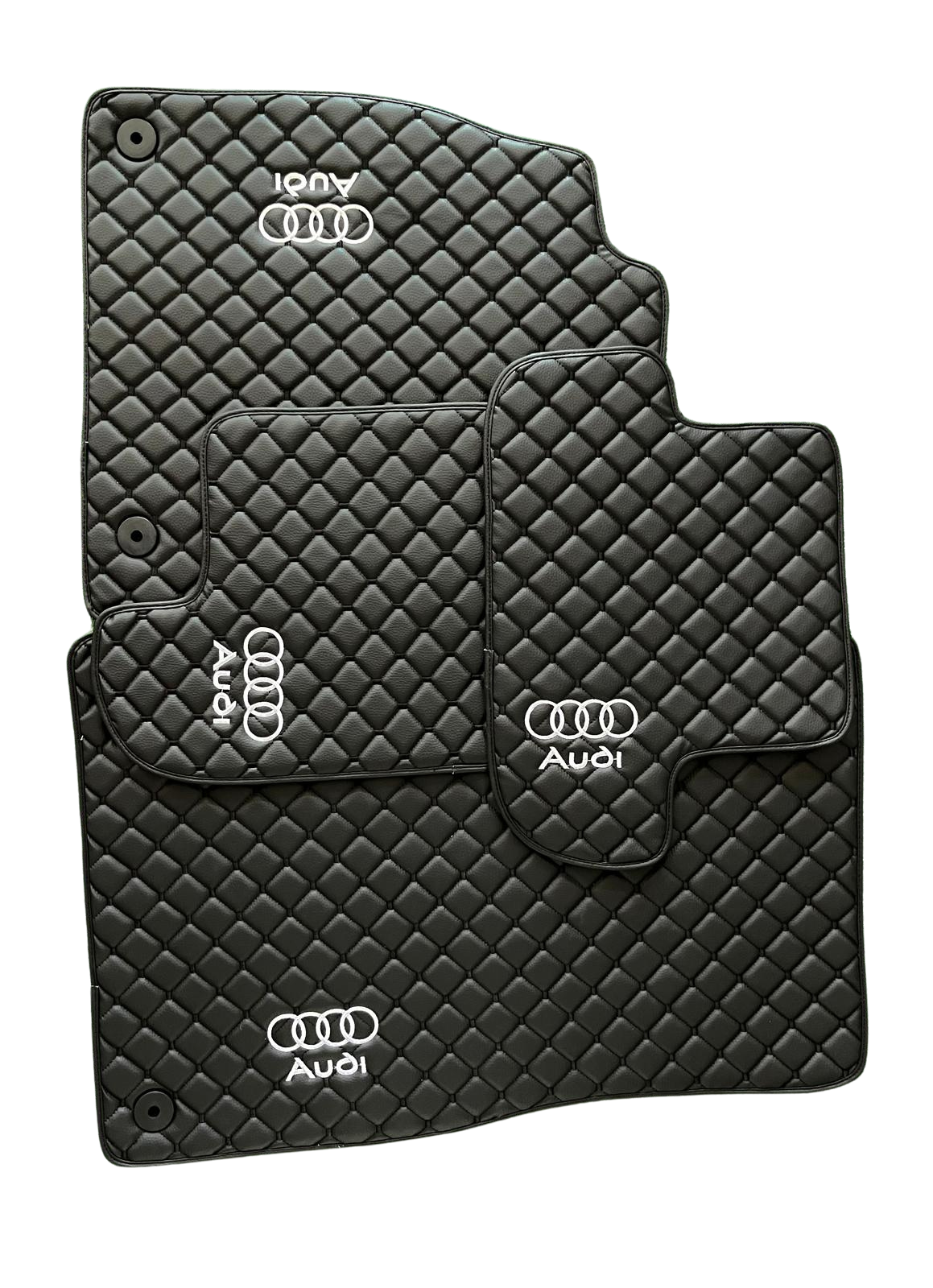 Audi Fußmatten aus wasserdichtem Leder Maßgeschneidert für alle Modelle