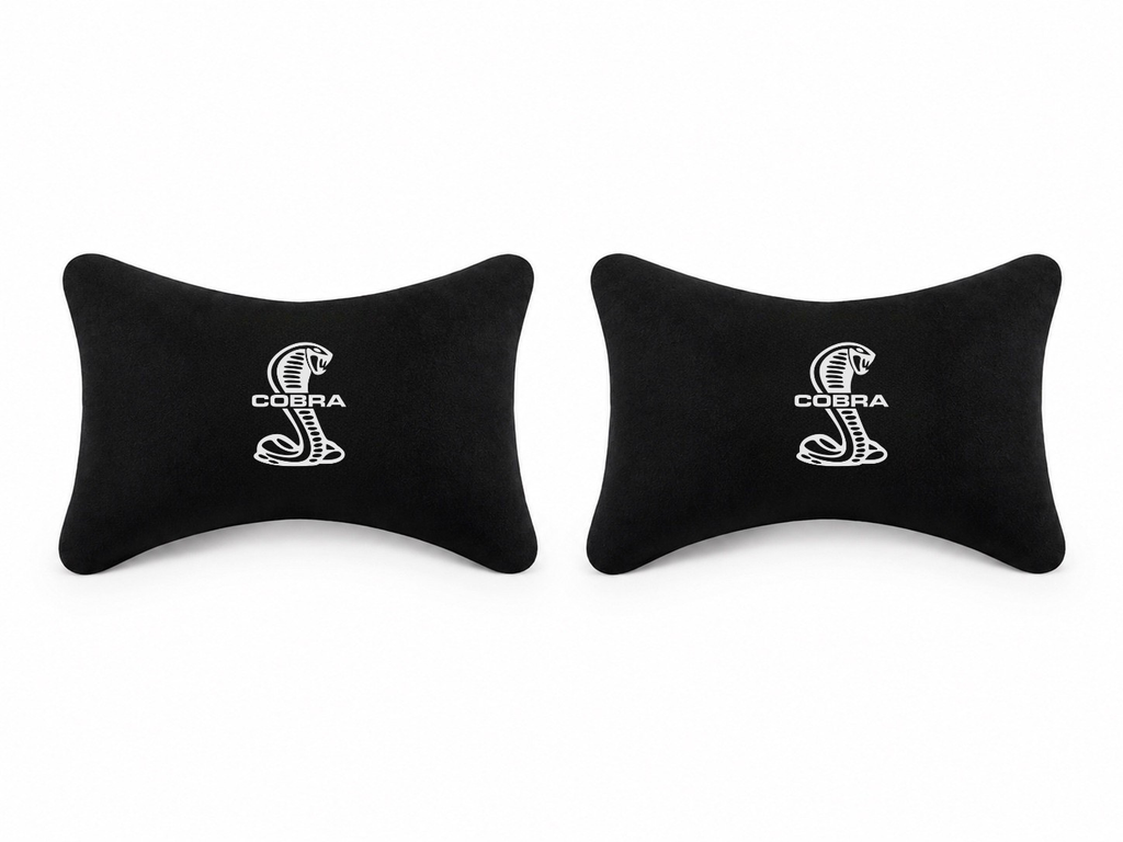 SHELBY ( GT350-GT500-COBRA ) Premium Auto Nackenkissen 2er Set