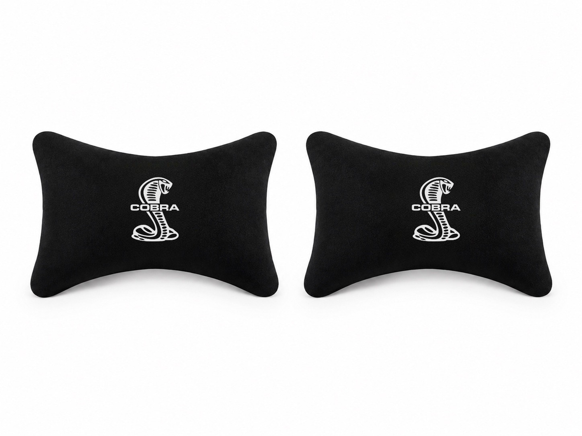 SHELBY ( GT350-GT500-COBRA ) Premium Auto Nackenkissen 2er Set