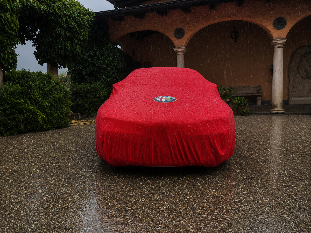 ALFA ROMEO Autoabdeckung, ALFA ROMEO maßgeschneiderte Autoabdeckung für den Außenbereich