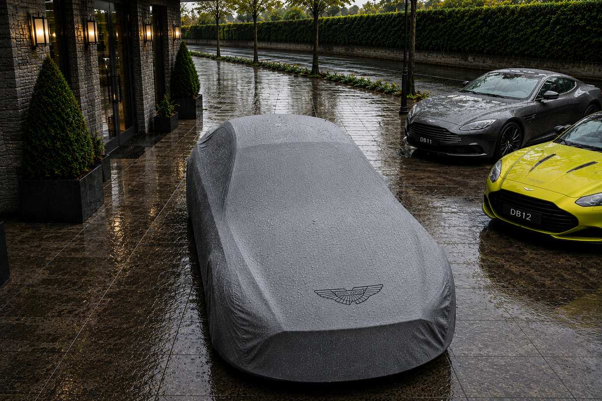 Aston Martin Autoabdeckung, Aston Martin maßgeschneiderte Autoabdeckung für den Außenbereich