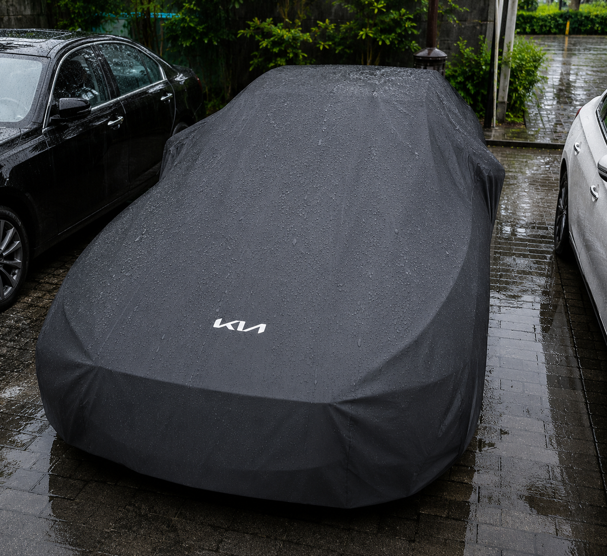 Kia Autoabdeckung, Kia maßgeschneiderte Autoabdeckung für den Außenbereich