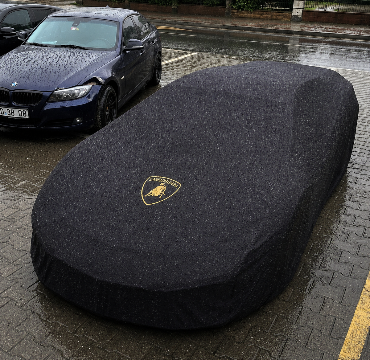 Lamborghini Autoabdeckung, Lamborghini maßgeschneiderte Autoabdeckung für den Außenbereich