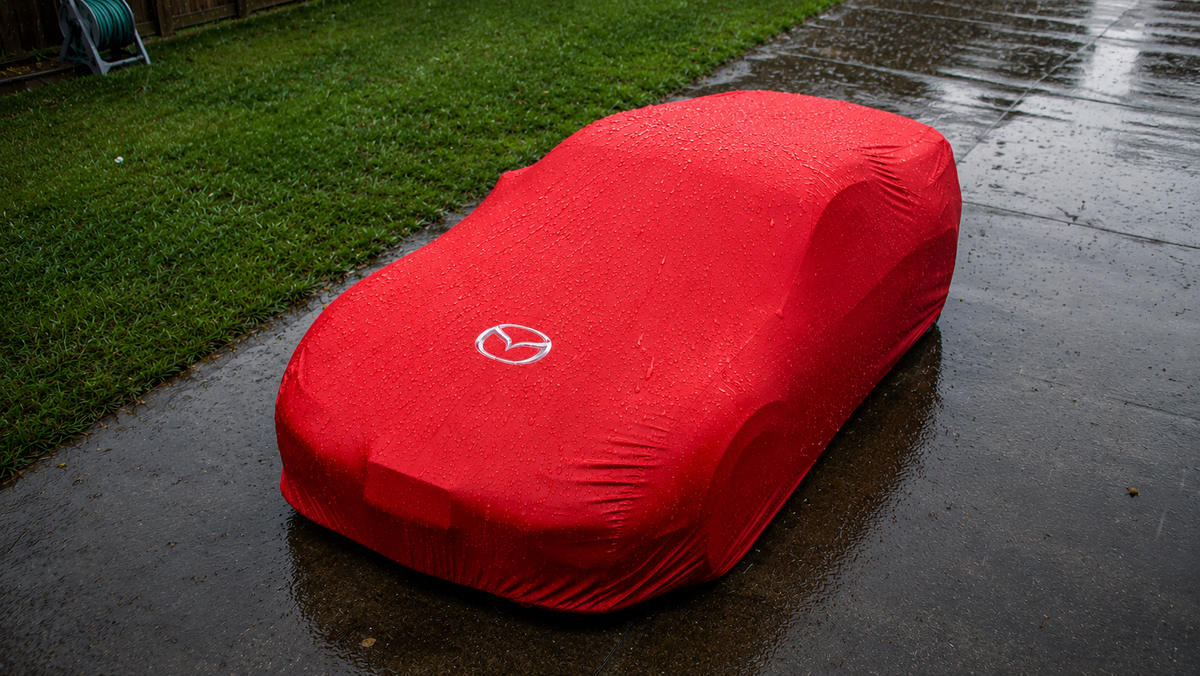 MAZDA Autoabdeckung, MAZDA maßgeschneiderte Autoabdeckung für den Außenbereich