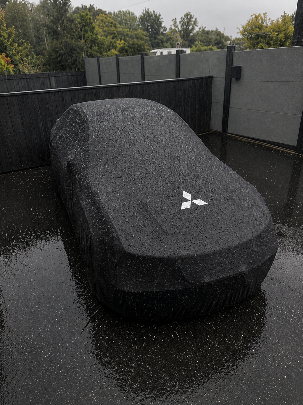 Mitsubishi Autoabdeckung, Mitsubishi maßgeschneiderte Autoabdeckung für den Außenbereich