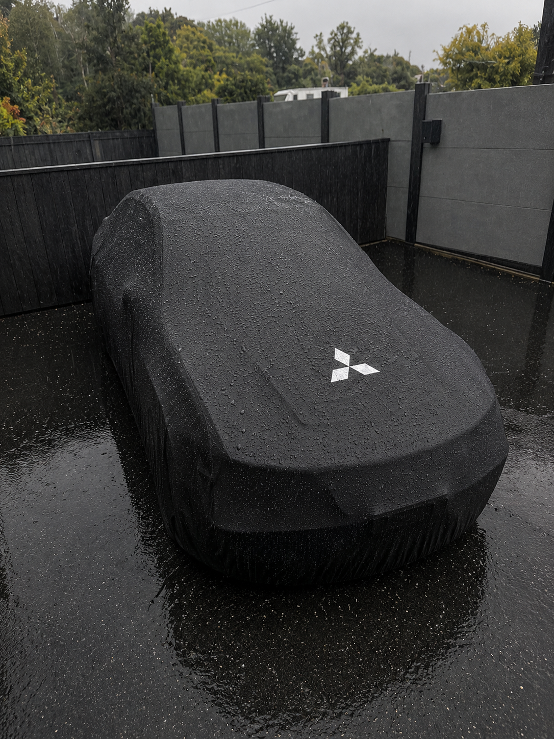 Mitsubishi Autoabdeckung, Mitsubishi maßgeschneiderte Autoabdeckung für den Außenbereich