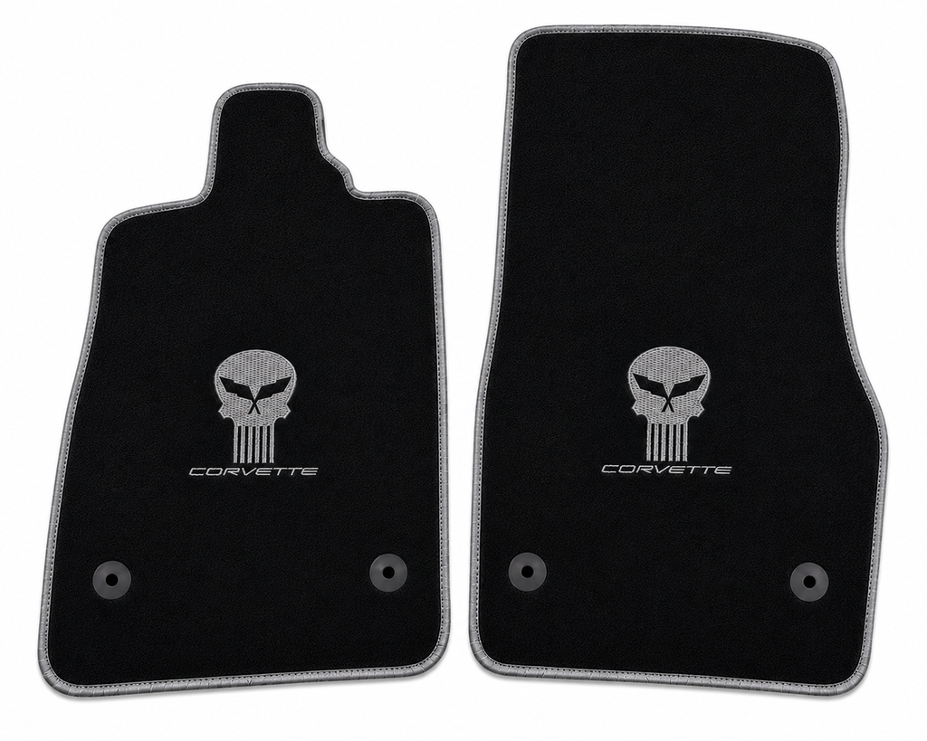 Corvette Jake Skull Fußmatten Maßgeschneidert für alle Modelle