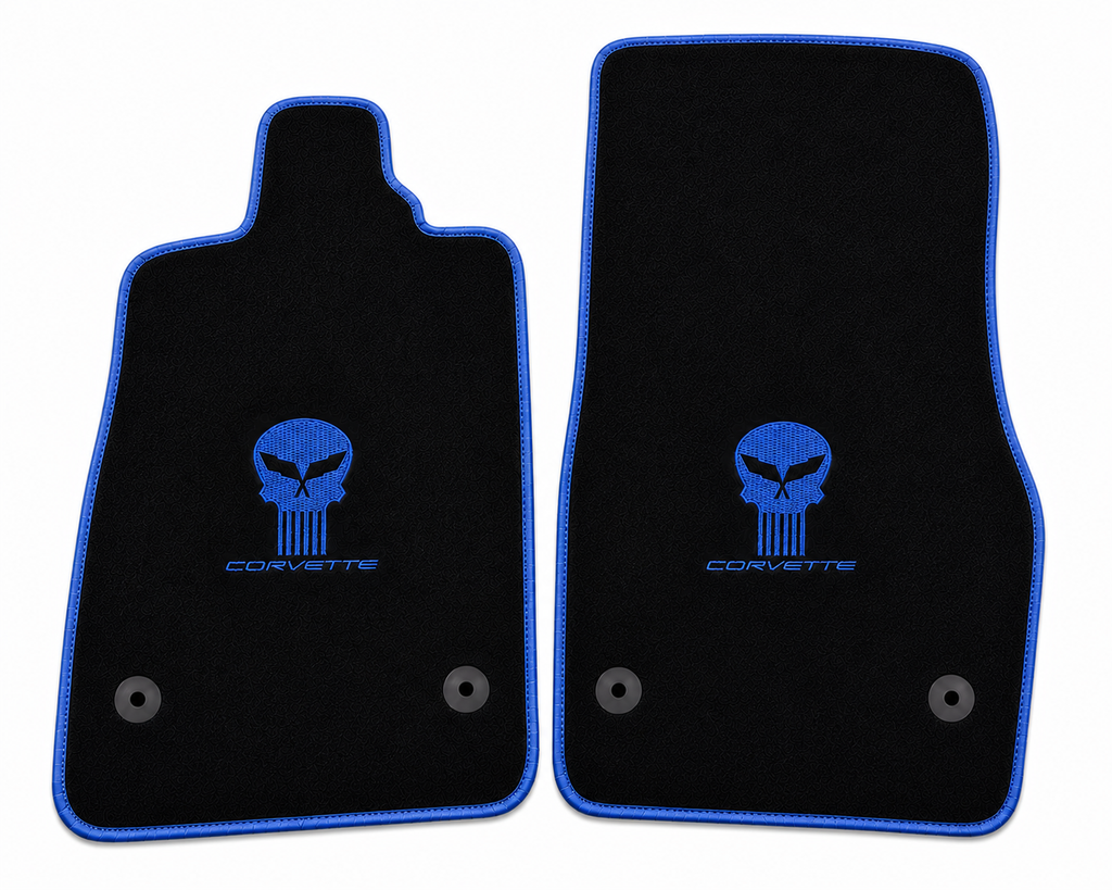 Corvette Jake Skull Fußmatten Maßgeschneidert für alle Modelle