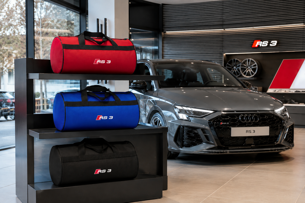 Audi ( R8-RSQ3-RSQ8-RS3-RS4-RS5-RS6-RS7 ) Auto Reisetasche Kofferraumtasche 30 × 50 cm
