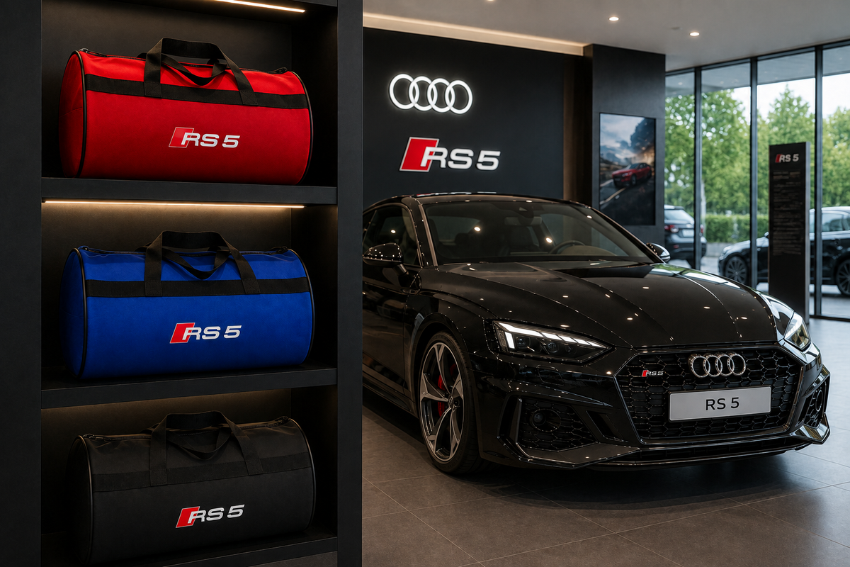 Audi ( R8-RSQ3-RSQ8-RS3-RS4-RS5-RS6-RS7 ) Auto Reisetasche Kofferraumtasche 30 × 50 cm