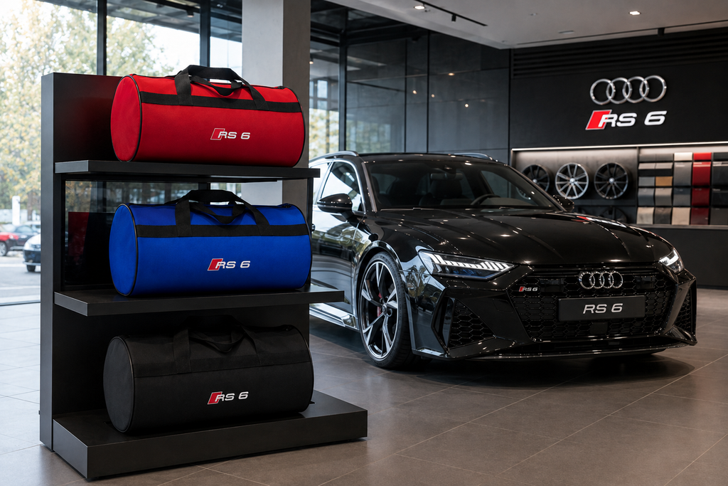Audi ( R8-RSQ3-RSQ8-RS3-RS4-RS5-RS6-RS7 ) Auto Reisetasche Kofferraumtasche 30 × 50 cm