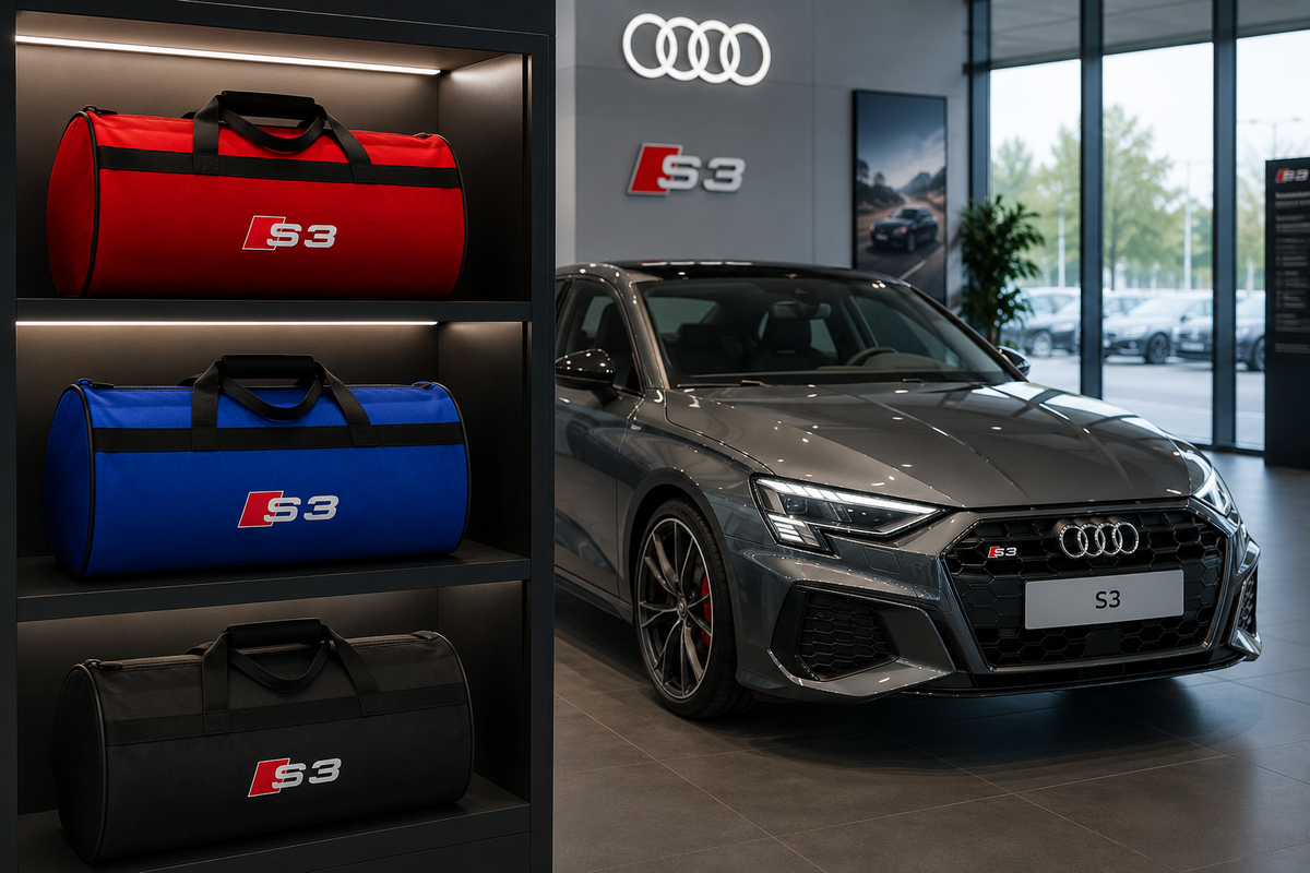 Audi ( S Line-S3-S4-S5-S6-S7-S8 ) Auto Reisetasche Kofferraumtasche 30 × 50 cm