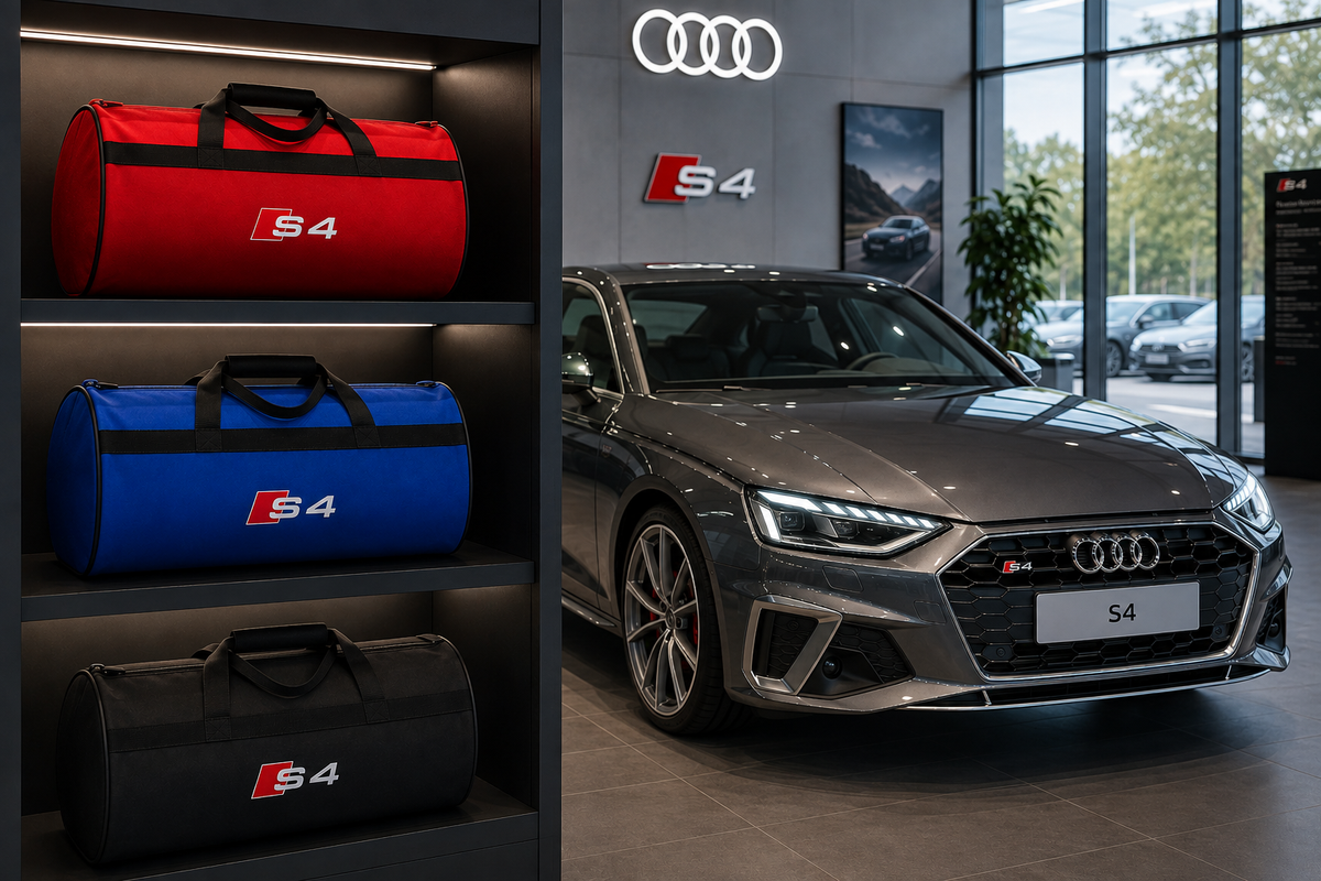 Audi ( S Line-S3-S4-S5-S6-S7-S8 ) Auto Reisetasche Kofferraumtasche 30 × 50 cm