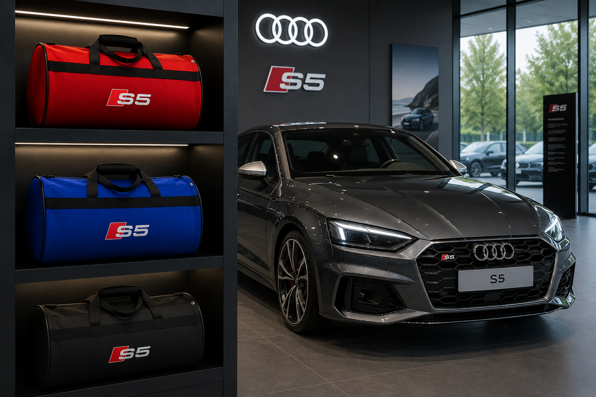 Audi ( S Line-S3-S4-S5-S6-S7-S8 ) Auto Reisetasche Kofferraumtasche 30 × 50 cm