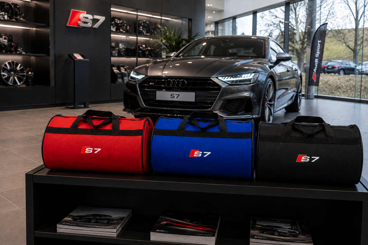 Audi ( S Line-S3-S4-S5-S6-S7-S8 ) Auto Reisetasche Kofferraumtasche 30 × 50 cm