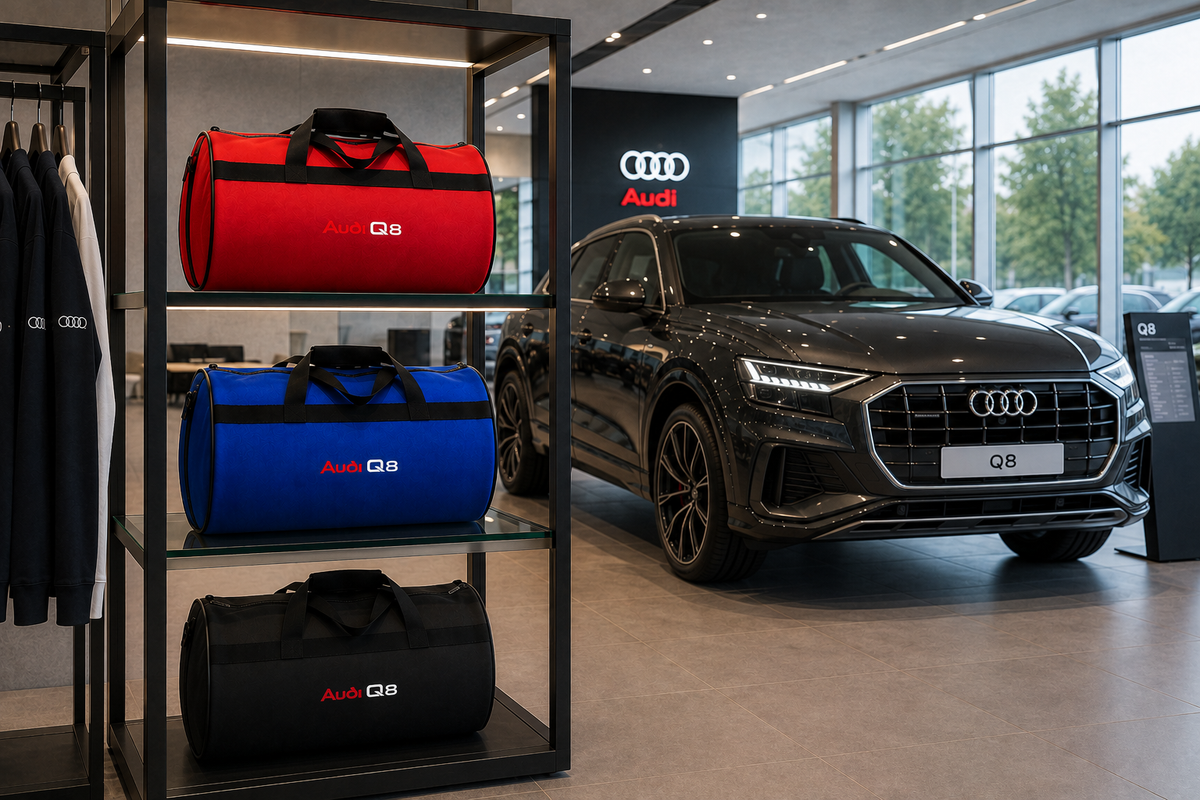 Audi ( Q2-Q3-Q4-Q5-Q6-Q7-Q8 ) Auto Reisetasche Kofferraumtasche 30 × 50 cm