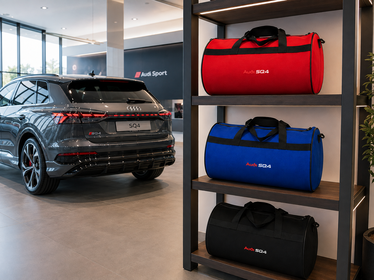 Audi ( S Line-SQ2-SQ3-SQ4-SQ5-SQ6-SQ7-SQ8 ) Auto Reisetasche Kofferraumtasche 30 × 50 cm