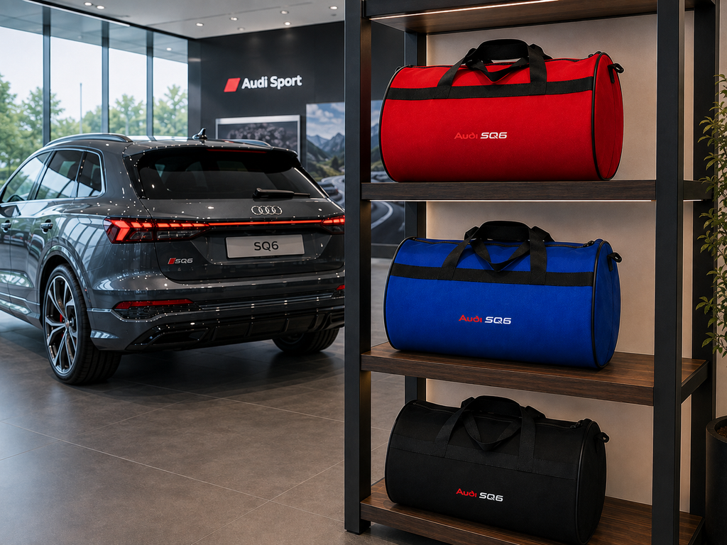 Audi ( S Line-SQ2-SQ3-SQ4-SQ5-SQ6-SQ7-SQ8 ) Auto Reisetasche Kofferraumtasche 30 × 50 cm