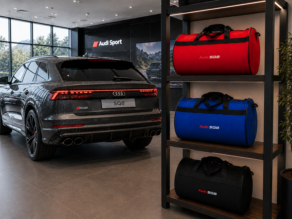 Audi ( S Line-SQ2-SQ3-SQ4-SQ5-SQ6-SQ7-SQ8 ) Auto Reisetasche Kofferraumtasche 30 × 50 cm