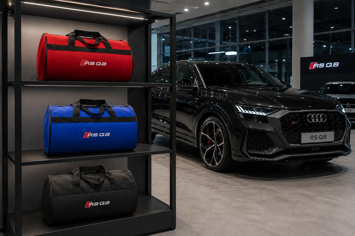 Audi ( R8-RSQ3-RSQ8-RS3-RS4-RS5-RS6-RS7 ) Auto Reisetasche Kofferraumtasche 30 × 50 cm