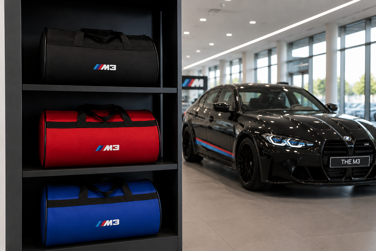 BMW ( Alpina-M Performance-M-M2-M3-M4-M5-M6-M8-Z4 ) Auto Reisetasche Kofferraumtasche 30 × 50 cm