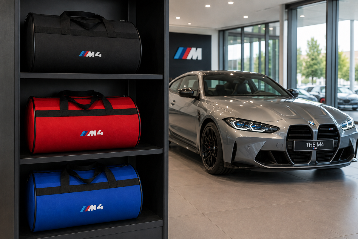 BMW ( Alpina-M Performance-M-M2-M3-M4-M5-M6-M8-Z4 ) Auto Reisetasche Kofferraumtasche 30 × 50 cm