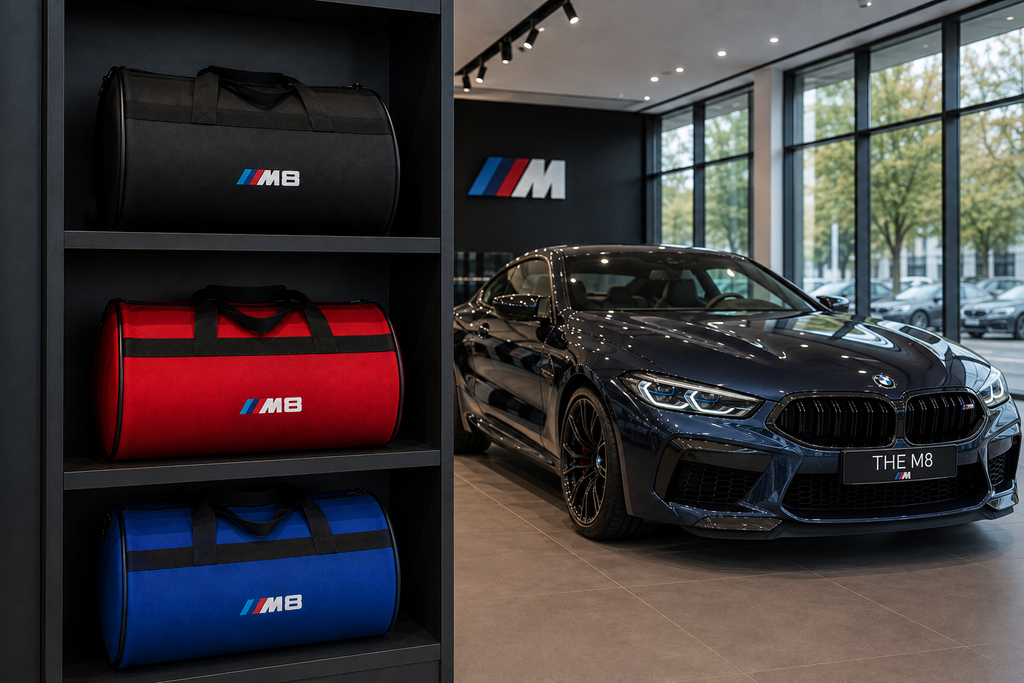 BMW ( Alpina-M Performance-M-M2-M3-M4-M5-M6-M8-Z4 ) Auto Reisetasche Kofferraumtasche 30 × 50 cm