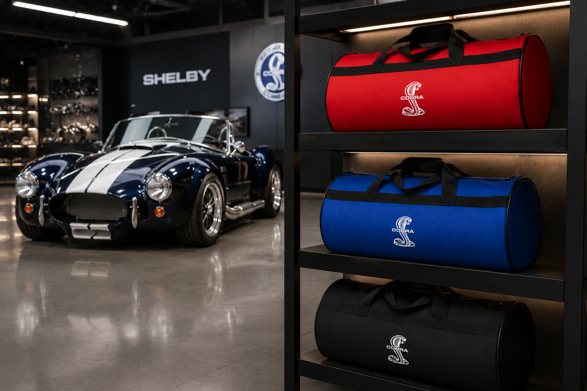SHELBY ( COBRA-GT350-GT500 ) Auto Reisetasche Kofferraumtasche 30 × 50 cm