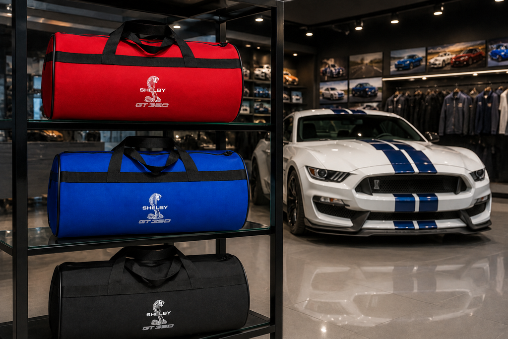 SHELBY ( COBRA-GT350-GT500 ) Auto Reisetasche Kofferraumtasche 30 × 50 cm