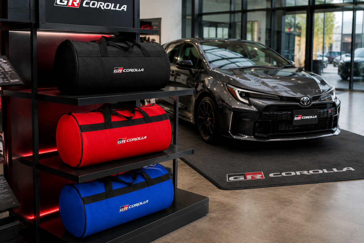 TOYOTA ( GR COROLLA-GR SUPRA-GR YARİS-GR86-SUPRA ) Auto Reisetasche Kofferraumtasche 30 × 50 cm