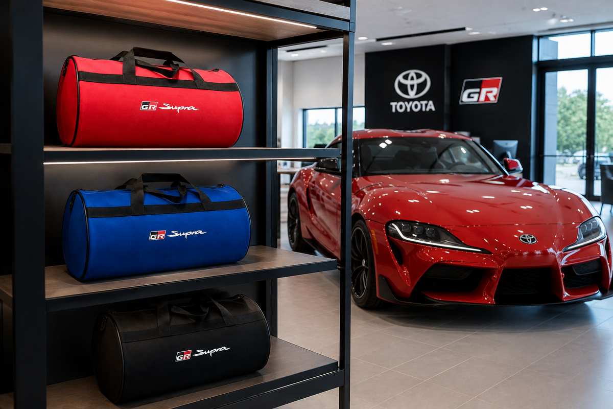TOYOTA ( GR COROLLA-GR SUPRA-GR YARİS-GR86-SUPRA ) Auto Reisetasche Kofferraumtasche 30 × 50 cm