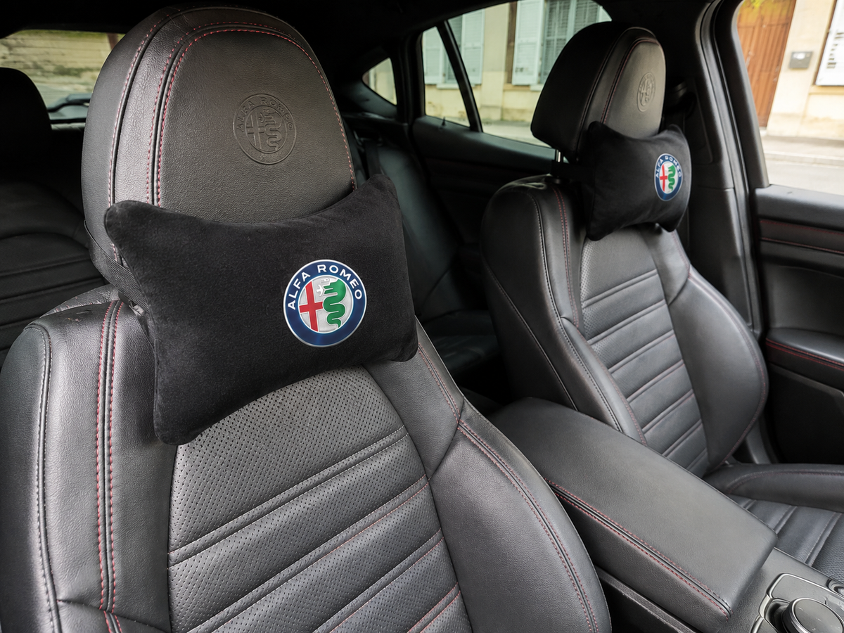 ALFA ROMEO Premium Auto Nackenkissen 2er Set