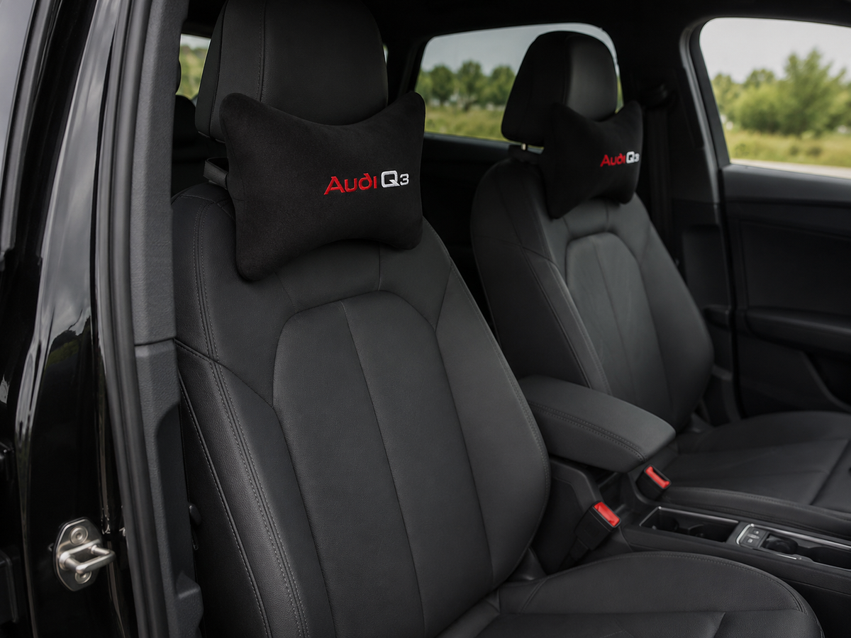 Audi ( Q2-Q3-Q4-Q5-Q6-Q7-Q8 ) Premium Auto Nackenkissen 2er Set