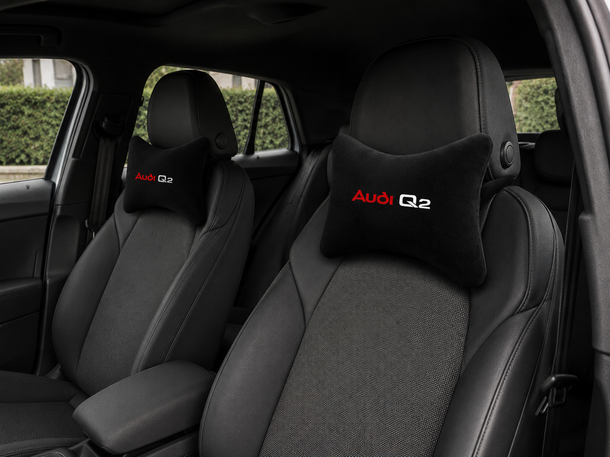 Audi ( Q2-Q3-Q4-Q5-Q6-Q7-Q8 ) Premium Auto Nackenkissen 2er Set