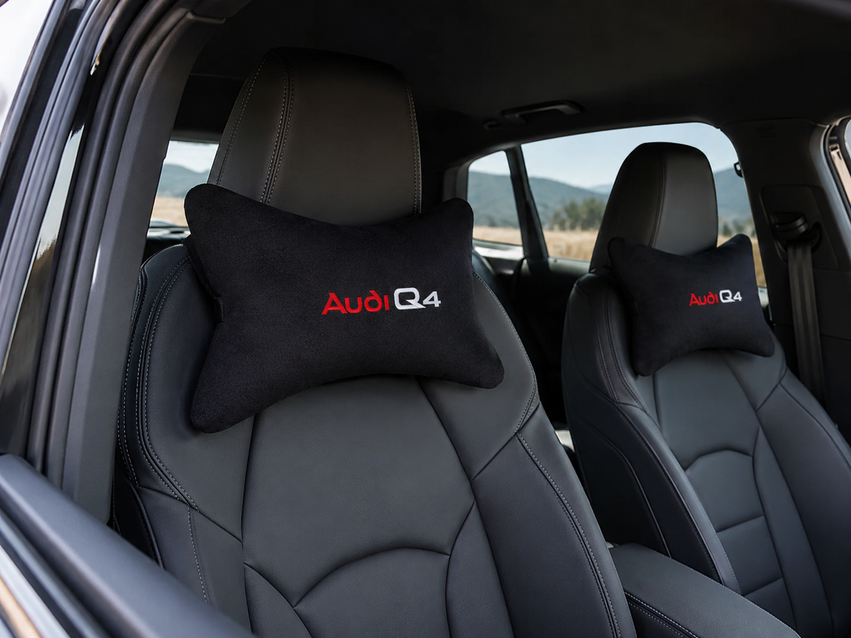 Audi ( Q2-Q3-Q4-Q5-Q6-Q7-Q8 ) Premium Auto Nackenkissen 2er Set