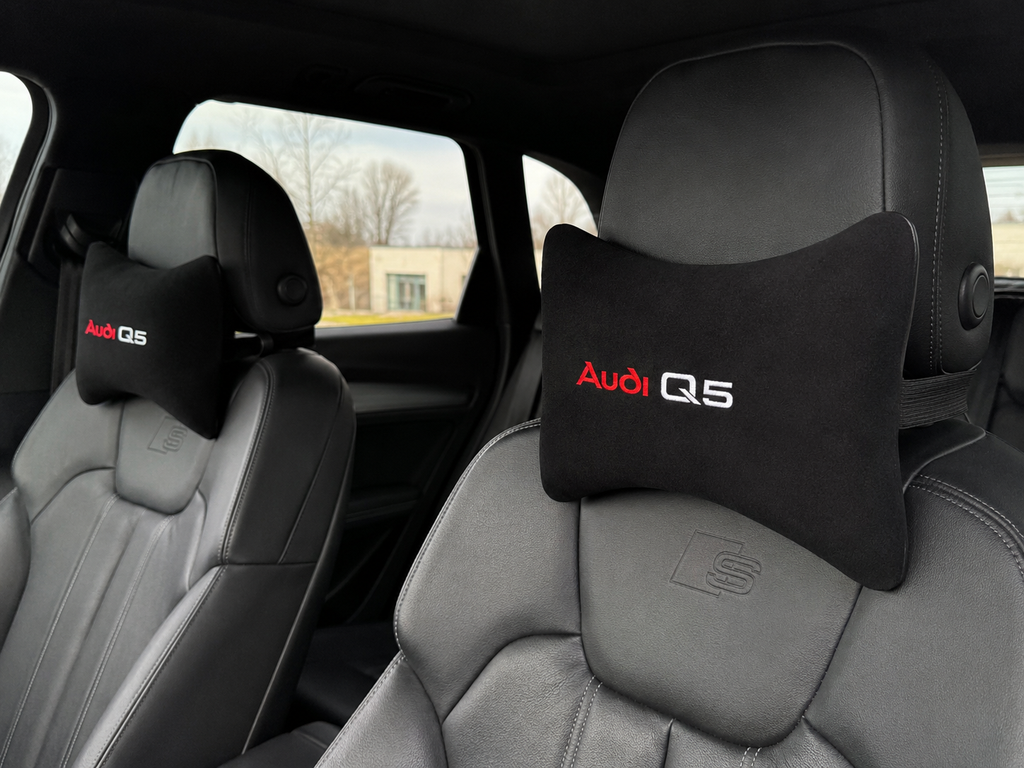 Audi ( Q2-Q3-Q4-Q5-Q6-Q7-Q8 ) Premium Auto Nackenkissen 2er Set