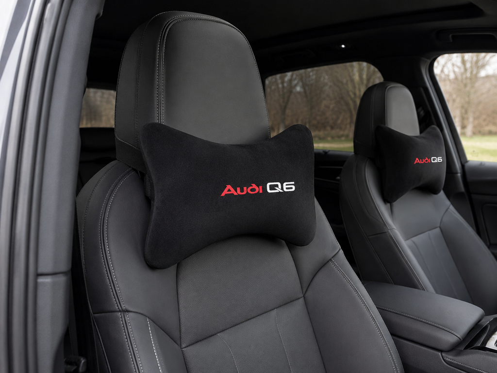 Audi ( Q2-Q3-Q4-Q5-Q6-Q7-Q8 ) Premium Auto Nackenkissen 2er Set