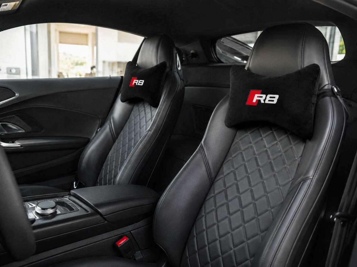 Audi ( R8-RSQ3-RSQ8-RS3-RS4-RS5-RS6-RS7 ) Premium Auto Nackenkissen 2er Set