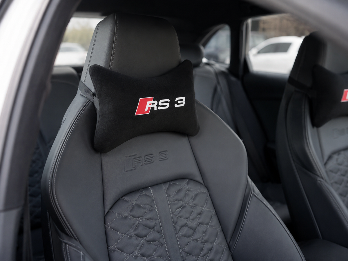 Audi ( R8-RSQ3-RSQ8-RS3-RS4-RS5-RS6-RS7 ) Premium Auto Nackenkissen 2er Set