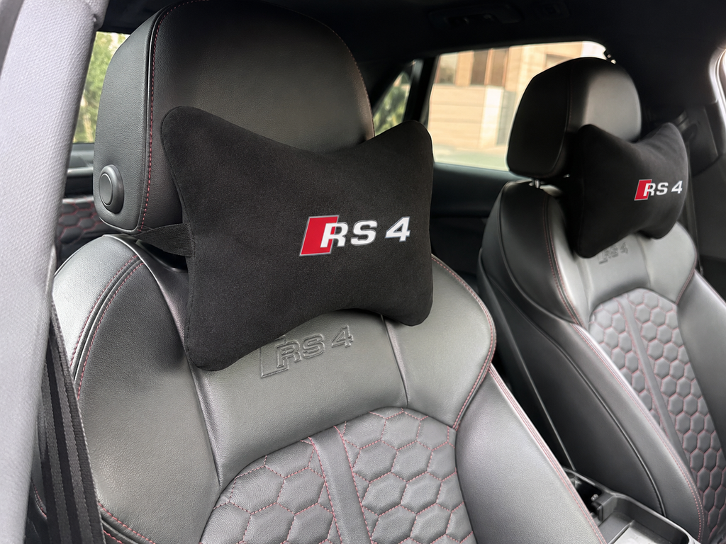 Audi ( R8-RSQ3-RSQ8-RS3-RS4-RS5-RS6-RS7 ) Premium Auto Nackenkissen 2er Set