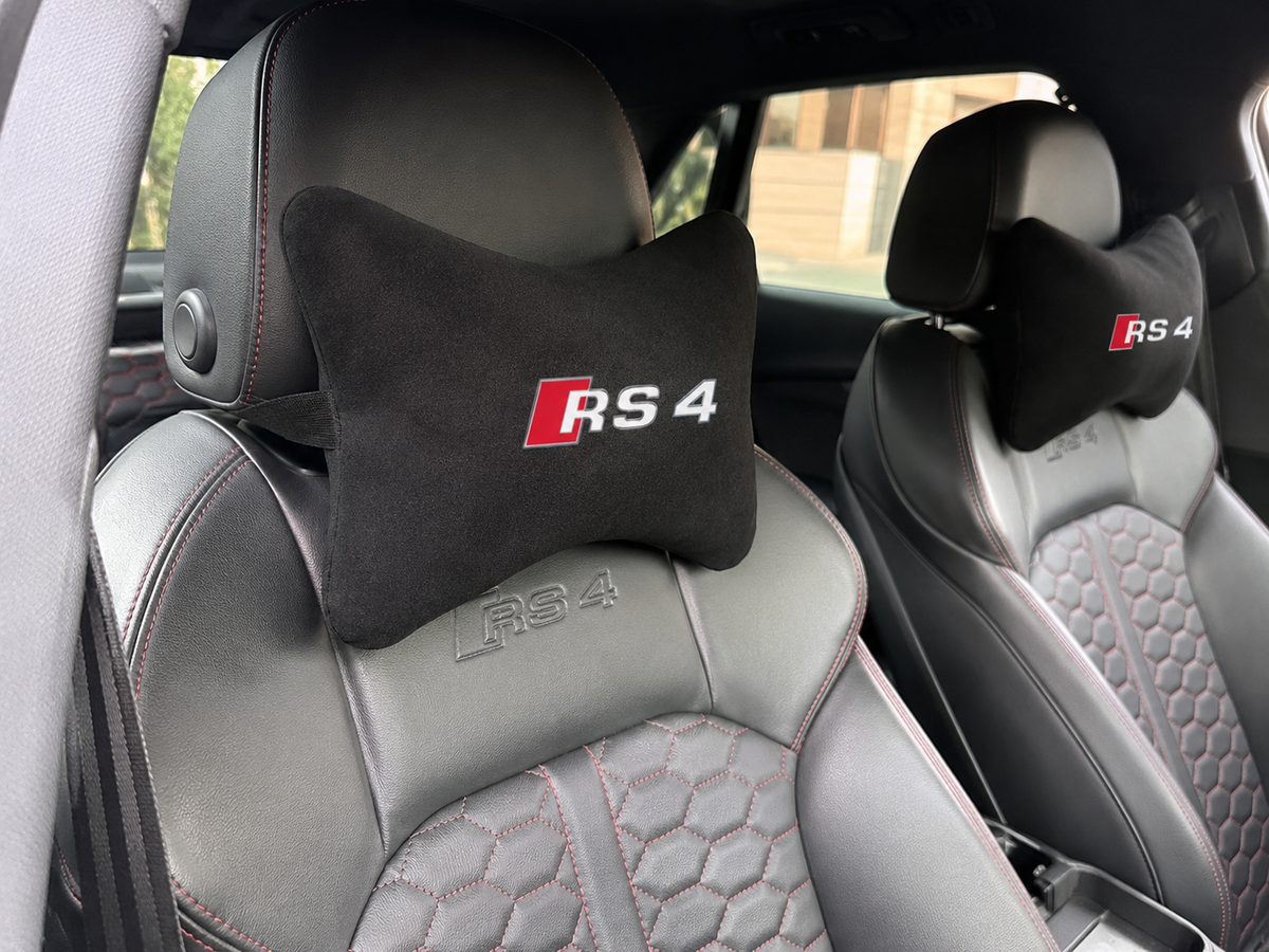 Audi ( R8-RSQ3-RSQ8-RS3-RS4-RS5-RS6-RS7 ) Premium Auto Nackenkissen 2er Set
