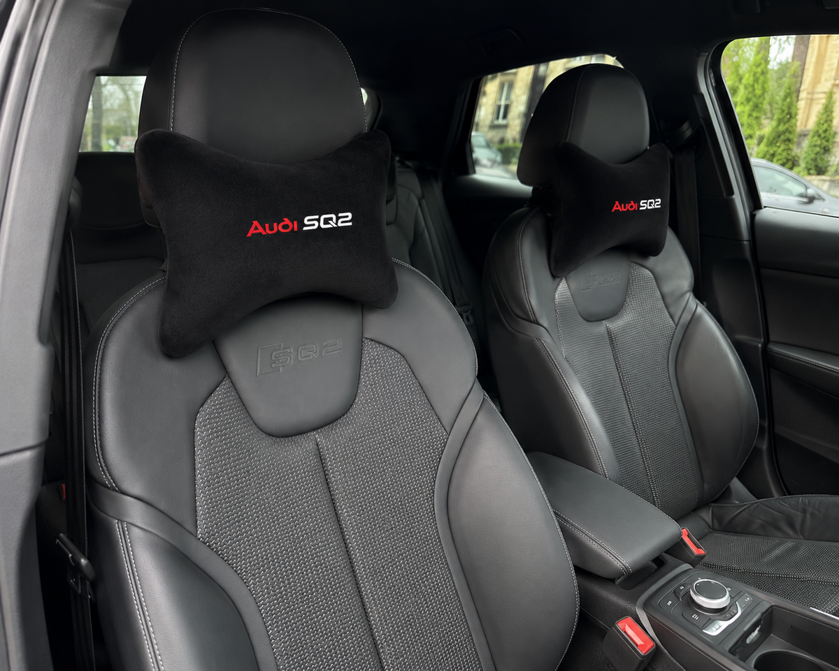 Audi ( TT-SQ2-SQ3-SQ4-SQ5-SQ6-SQ7-SQ8 ) Premium Auto Nackenkissen 2er Set