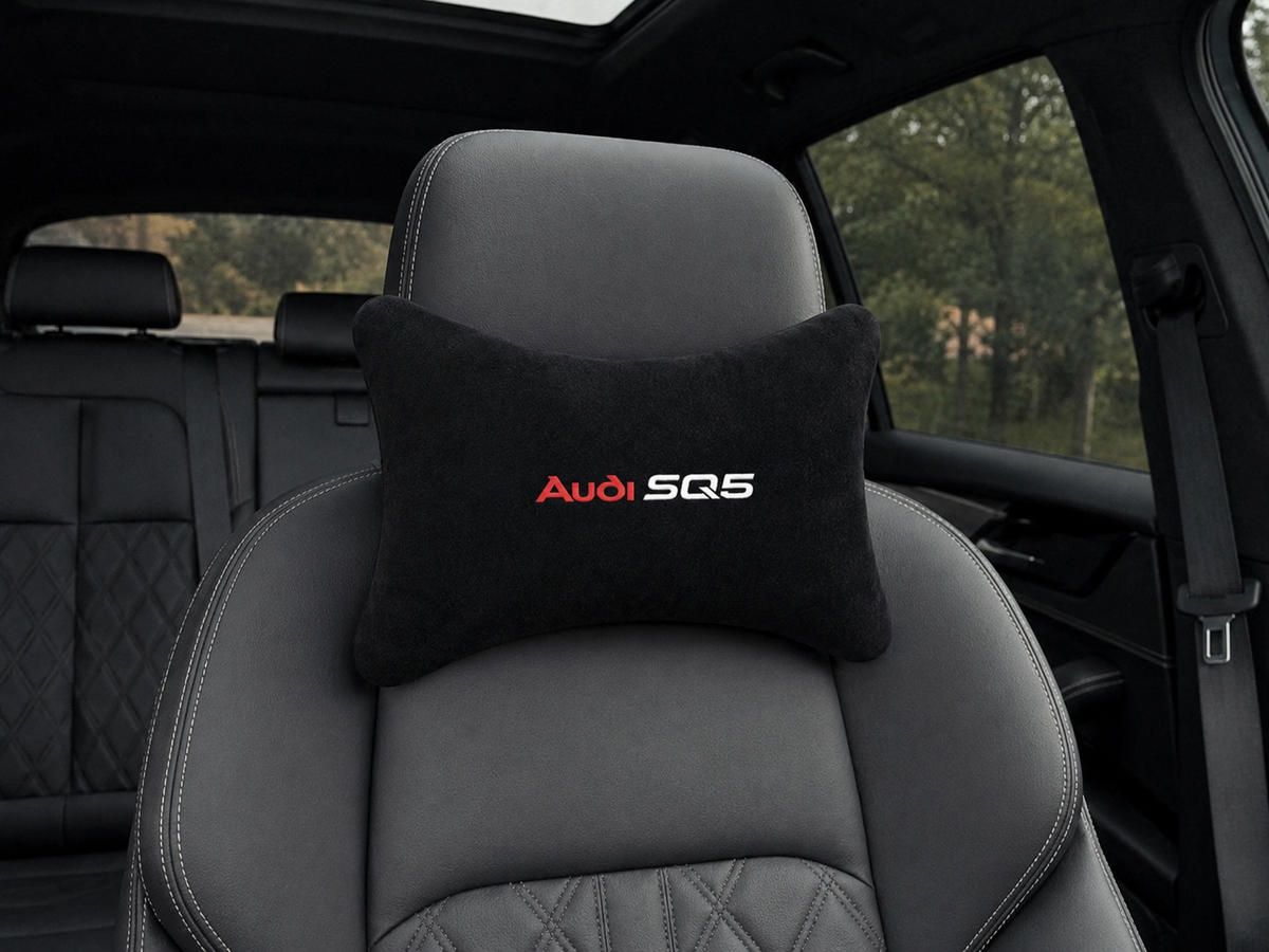 Audi ( TT-SQ2-SQ3-SQ4-SQ5-SQ6-SQ7-SQ8 ) Premium Auto Nackenkissen 2er Set