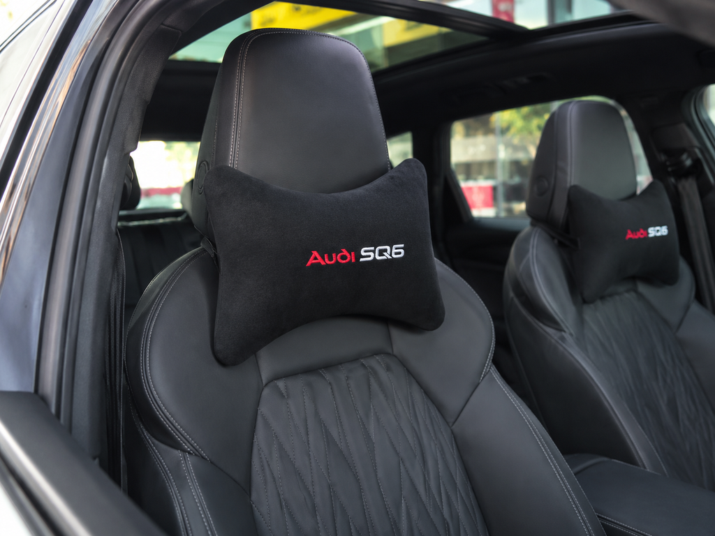 Audi ( TT-SQ2-SQ3-SQ4-SQ5-SQ6-SQ7-SQ8 ) Premium Auto Nackenkissen 2er Set