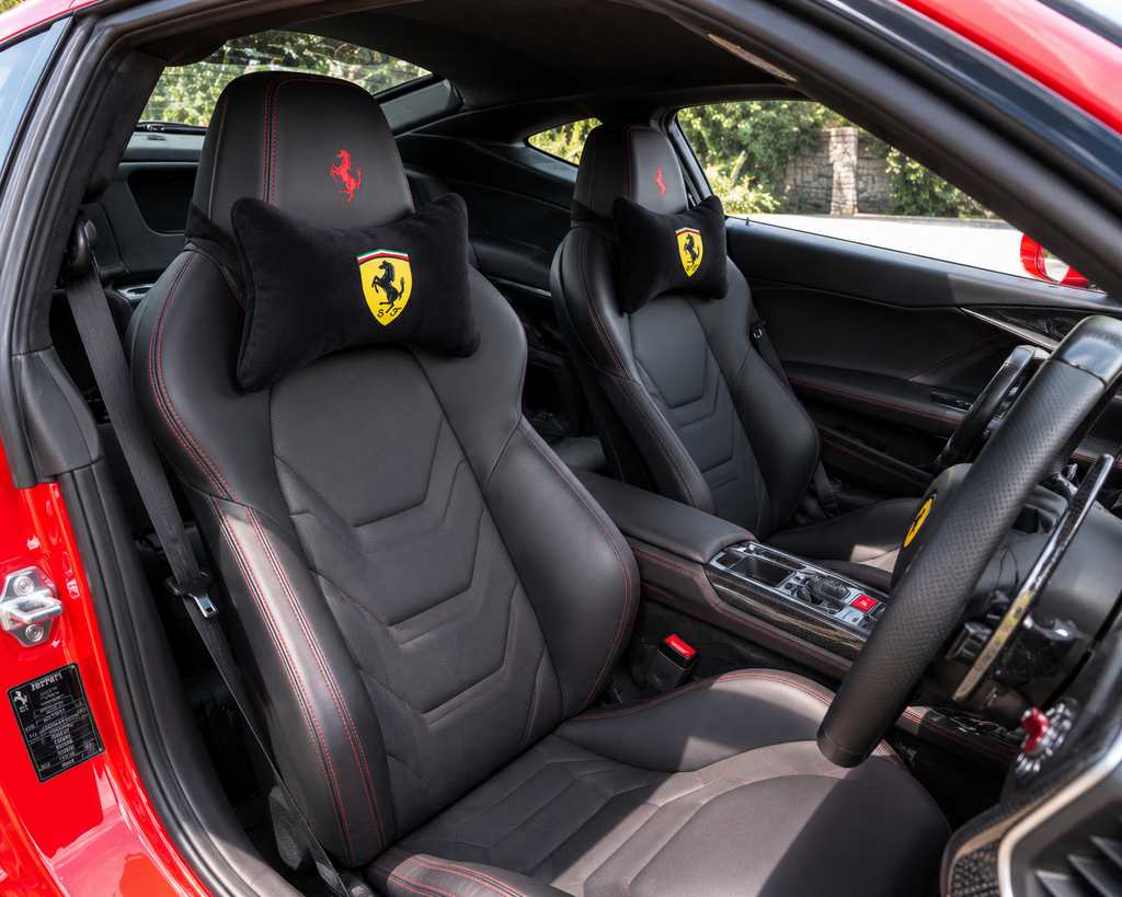 Ferrari Premium Auto Nackenkissen 2er Set