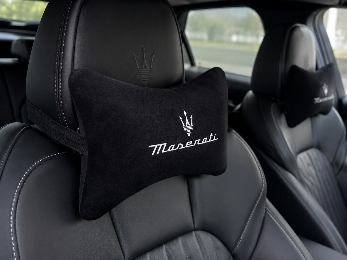 Maserati Premium Auto Nackenkissen 2er Set