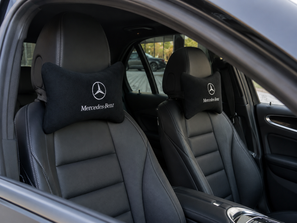 MERCEDES BENZ ( AMG ) Premium Auto Nackenkissen 2er Set