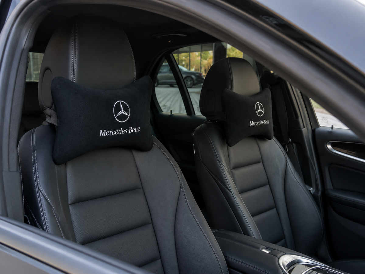 MERCEDES BENZ ( AMG ) Premium Auto Nackenkissen 2er Set
