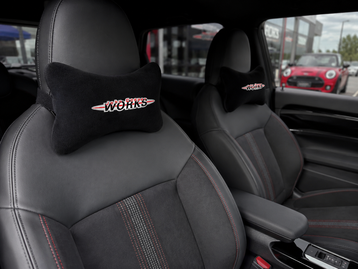 Mini Cooper ( Mini John Cooper Works ) Premium Auto Nackenkissen 2er Set
