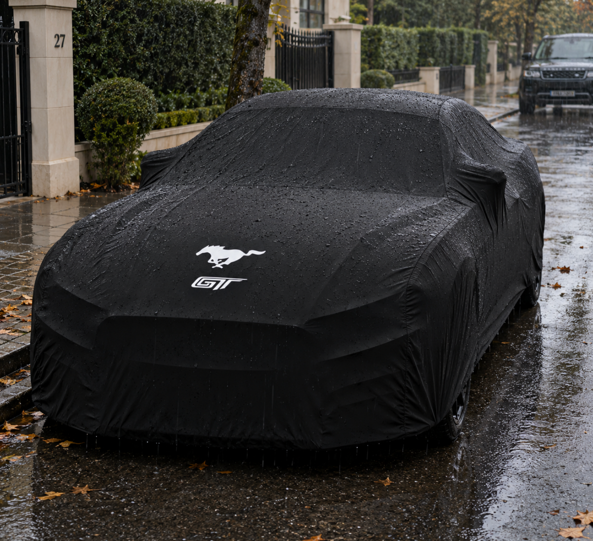 MUSTANG GT Autoabdeckung, MUSTANG GT maßgeschneiderte Autoabdeckung für den Außenbereich